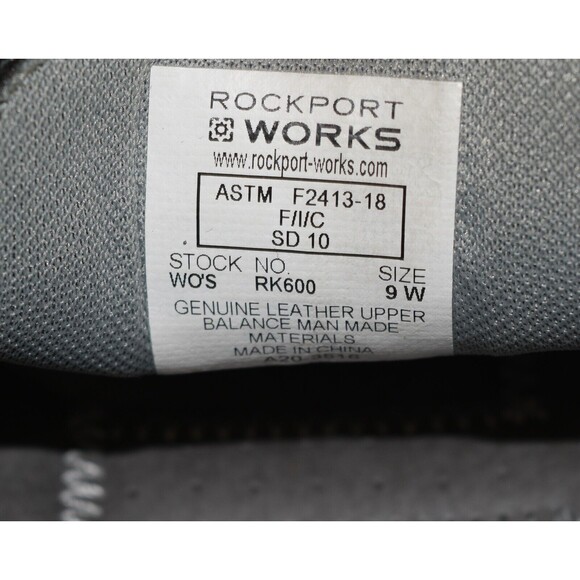 Rockport Works Women's Size 9 (W) Top Shore Steel Toe Penny Loafers Black - Picture 10 of 10